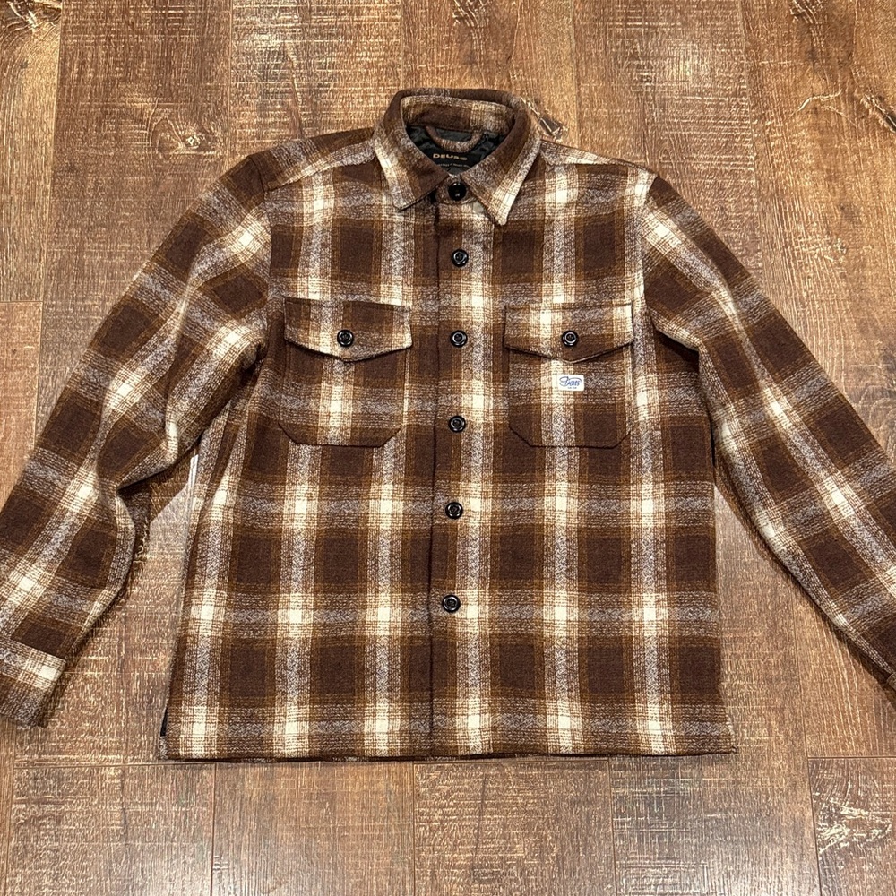 Deus Ex Machina Brown Plaid Jacket